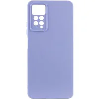 Чохол TPU GETMAN Liquid Silk Full Camera для Xiaomi Redmi Note 11 Pro 4G/5G / 12 Pro 4G Бузковий / Dasheen