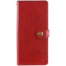 Шкіряний чохол книжка GETMAN Gallant (PU) для Samsung Galaxy S24 Ultra Червоний