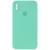 Чохол Silicone Case Square Full Camera Protective (AA) для Apple iPhone X / XS (5.8") Бірюзовий / Turquoise