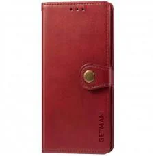 Шкіряний чохол-книжка GETMAN Gallant (PU) для Samsung Galaxy S23 FE Червоний