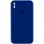 Чохол Silicone Case Square Full Camera Protective (AA) для Apple iPhone XS Max (6.5") Синій / Deep navy
