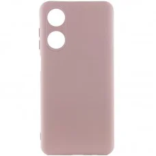 Чохол Silicone Cover Lakshmi Full Camera (A) для Oppo A38 / A18 Рожевий / Pink Sand