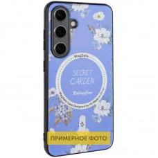 TPU+PC чохол Secret Garden with MagFit для Samsung Galaxy S23 FE Lilac