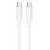Дата кабель Borofone BX112 Lemon Type-C to Type-C 60W (1m) White