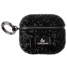 TPU чохол Bling World Rock Diamond для навушників AirPods 3 Чорний