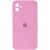 Чохол Silicone Case Square Full Camera Protective (AA) для Apple iPhone 11 (6.1") Рожевий / Light pink Чохол Silicone Case Square Full Camera Protective (AA) для Apple iPhone 11 (6.1") Рожевий / Light pink