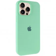 Чохол Silicone Case Full Protective (AA) для Apple iPhone 15 Pro Max (6.7") Зелений / Pistachio