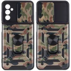 Ударостійкий чохол Camshield Serge Ring Camo для Samsung Galaxy M23 5G / M13 4G Коричневий / Army Brown