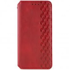 Шкіряний чохол-книжка GETMAN Cubic (PU) для Samsung Galaxy A36 5G / A56 5G Червоний Шкіряний чохол-книжка GETMAN Cubic (PU) для Samsung Galaxy A36 5G / A56 5G Червоний