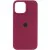 Чохол Silicone Case Full Protective (AA) для Apple iPhone 16 Pro (6.3") Бордовий / Maroon