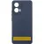 Чохол Silicone Cover Lakshmi Full Camera (AAA) для Motorola Moto G55 5G Темно-синій / Midnight blue
