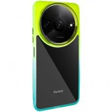 Чохол TPU+PC Fresh sip series для Xiaomi Redmi A3 Бірюзовий / Лимонний