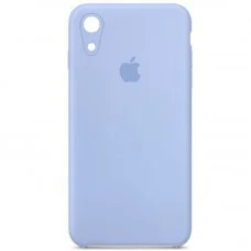 Чохол Silicone Case Square Full Camera Protective (AA) для Apple iPhone XR (6.1") Блакитний / Lilac Blue