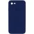 Чохол Silicone Case Square Full Camera Protective (AA) для Apple iPhone 7/8/SE (2020) (4.7") Темно-синій / Midnight blue