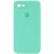 Чохол Silicone Case Square Full Camera Protective (AA) для Apple iPhone 7/8/SE (2020) (4.7") Бірюзовий / Turquoise