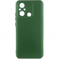 Чохол Silicone Cover Ummi Lakshmi Full Camera (AA) для Xiaomi Redmi 12C / Poco C55 Зелений / Dark green