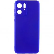 Чохол Silicone Cover Lakshmi Full Camera (A) для Motorola Edge 40 Синій / Iris