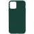 Чохол Silicone Case Full Protective (AA) NO LOGO для Apple iPhone 11 Pro Max (6.5") Зелений / Forest green