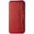 Шкіряний чохол-книжка GETMAN Cubic (PU) для Xiaomi Redmi 9 Червоний