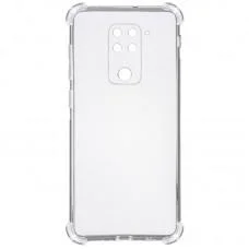 TPU чохол GETMAN Ease logo посилені кути Full Camera для Xiaomi Redmi Note 9 / Redmi 10X Безбарвний (прозорий)