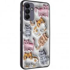 TPU+PC чохол Prisma Fluffie для Samsung Galaxy A05s Kittens