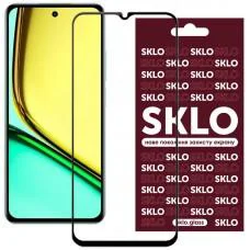 Захисне скло SKLO 3D для Realme C67 4G Чорний