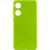 Чохол Silicone Cover Lakshmi Full Camera (A) для Oppo A58 4G Салатовий / Neon Green