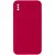Чохол Silicone Case Square Full Camera Protective (AA) NOLOGO для Apple iPhone XS Max (6.5") Червоний / Rose Red