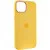 Чохол Silicone Case Metal Buttons (AA) для Apple iPhone 12 Pro / 12 (6.1") Жовтий / Sunglow
