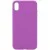 Чохол Silicone Case Full Protective (AA) NO LOGO для Apple iPhone X / XS (5.8") Фіолетовий / Grape