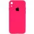 Чохол Silicone Case Square Full Camera Protective (AA) для Apple iPhone XR (6.1") Рожевий / Barbie pink