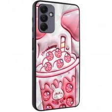 TPU+PC чохол Prisma Fluffie для Samsung Galaxy A05s Strawberry