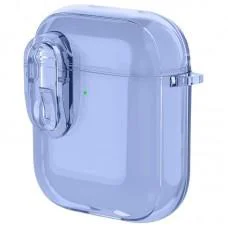 Футляр TPU Colorful для навушників Airpods 1/2 Blue