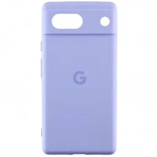 Чохол Silicone Cover Lakshmi Full Camera (AAA) with Logo для Google Pixel 7a Бузковий / Dasheen