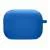 Силіконовий футляр з мікрофіброю для навушників Airpods 3 Синій / Royal blue