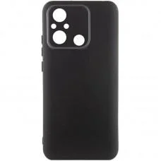 Чохол TPU GETMAN Liquid Silk Full Camera для Xiaomi Redmi 12C Чорний / Black