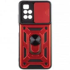 Чохол Ummi Camshield Serge Ring для Xiaomi Poco M4 Pro 5G Червоний