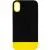 Чохол TPU+PC Bichromatic для Apple iPhone X / XS (5.8") Black / Yellow Чохол TPU+PC Bichromatic для Apple iPhone X / XS (5.8") Black / Yellow