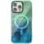 Чохол TPU Shiny Mountain (MagFit) для Apple iPhone 13 Pro Max (6.7") Green / Blue