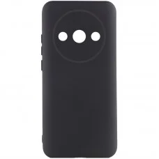 Чохол Silicone Cover Lakshmi Full Camera (AA) для Xiaomi Redmi A3 Чорний / Black Чохол Silicone Cover Lakshmi Full Camera (AA) для Xiaomi Redmi A3 Чорний / Black