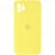 Чохол Silicone Case Square Full Camera Protective (AA) для Apple iPhone 11 Pro (5.8") Жовтий / Yellow