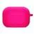 Силіконовий футляр з мікрофіброю для навушників Airpods Pro 2 Рожевий / Barbie pink