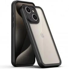 TPU чохол Transparent + Colour 1,5mm для Apple iPhone 15 (6.1") Black TPU чохол Transparent + Colour 1,5mm для Apple iPhone 15 (6.1") Black