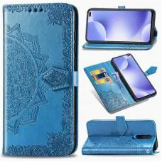 Шкіряний чохол-книжка Art Case з візитницею для Xiaomi Redmi K30 / Poco X2 Синій