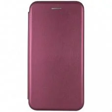Шкіряний чохол-книжка Classy для Xiaomi Redmi 8a Бордовий