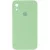 Чохол Silicone Case Square Full Camera Protective (AA) для Apple iPhone XR (6.1") М'ятний / Mint