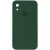Чохол Silicone Case Square Full Camera Protective (AA) для Apple iPhone XR (6.1") Зелений / Cyprus Green