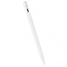 Стилус Hoco GM112 Intelligent anti-lost active capacitive pen with digital display for iPad White