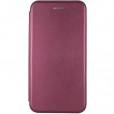 Шкіряний чохол-книжка Classy для Infinix Hot 40 / 40 Pro / Tecno Spark 20 Pro Бордовий