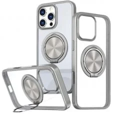 TPU+PC чехол Metal Ring with MagSafe для Apple iPhone 16 Pro (6.3")